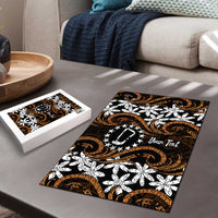 Personalised Cook Islands Rakahanga Puzzle Tiare Maori Polynesian Waves Tattoo
