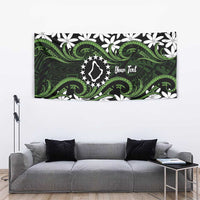 Personalised Cook Islands Palmerston Tapestry Tiare Maori Polynesian Waves Tattoo