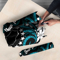 Personalised Cook Islands Penrhyn Atoll Umbrella Tiare Maori Polynesian Waves Tattoo