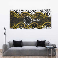 Personalised Cook Islands Manihiki Tapestry Tiare Maori Polynesian Waves Tattoo
