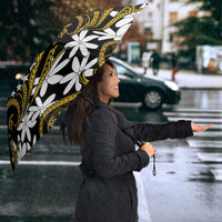Personalised Cook Islands Manihiki Umbrella Tiare Maori Polynesian Waves Tattoo