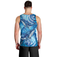 New Zealand Humpback Whale Matariki Men Tank Top Maori New Year Taniko Niho Taniwha