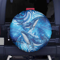 New Zealand Humpback Whale Matariki Spare Tire Cover Maori New Year Taniko Niho Taniwha