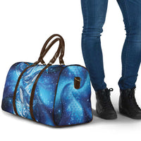 New Zealand Humpback Whale Matariki Travel Bag Maori New Year Taniko Niho Taniwha