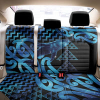 Humpback Whale Matariki New Zealand Back Car Seat Cover NZ Maori Paikea Poutama Luxury Blue