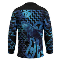 Humpback Whale Matariki New Zealand Hockey Jersey NZ Maori Paikea Poutama Luxury Blue