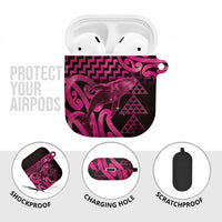 Humpback Whale Matariki New Zealand AirPods Case NZ Maori Paikea Poutama Luxury Pink