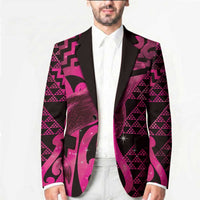 Humpback Whale Matariki New Zealand Blazer NZ Maori Paikea Poutama Luxury Pink