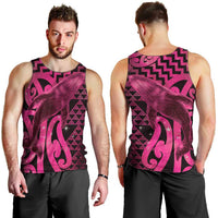 Humpback Whale Matariki New Zealand Men Tank Top NZ Maori Paikea Poutama Luxury Pink