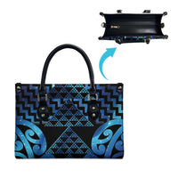 Taniko Motifs Matariki New Zealand Leather Bag NZ Niho Taniwha Poutama
