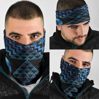 Taniko Motifs Matariki New Zealand Neck Gaiter NZ Niho Taniwha Poutama