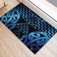 Taniko Motifs Matariki New Zealand Rubber Doormat NZ Niho Taniwha Poutama