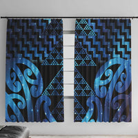 Taniko Motifs Matariki New Zealand Window Curtain NZ Niho Taniwha Poutama