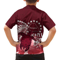 Cook Islands Mangaia Gospel Day Hawaiian Shirt Polynesian Art With Sea Turtle LT14 - Polynesian Pride