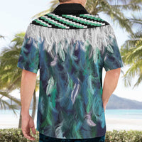 Aotearoa Korowai Motif Hawaiian Shirt Hei Tiki Poutama Maori Pattern LT14 - Polynesian Pride