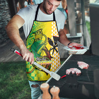 Hawaii Blue Marlin Fishing Apron Hawaiian Kanaka Kakau Reggae