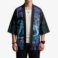 Personalised Blue Marlin Fishing New Zealand Kimono NZ Kiwi Cowboy Born To Fish