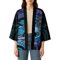 Personalised Blue Marlin Fishing New Zealand Kimono NZ Kiwi Cowboy Born To Fish