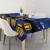 Japan Obon Festival Tablecloth Sakura Lanterns With Bon Dance - Polynesian Pride