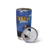 Japan Obon Festival Tumbler Cup Sakura Lanterns With Bon Dance - Polynesian Pride