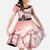 Personalised Japan Samurai Warrior Family Matching Puletasi and Hawaiian Shirt Japanese Cherry Blossom Polynesian Pattern - Polynesian Pride