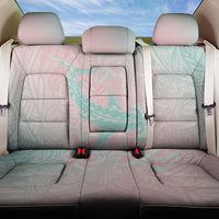 Baby Pink Gradient Polynesia Back Car Seat Cover Hawaiian Tribal Hammerhead Shark Tattoo