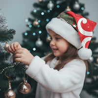 Personalized New Zealand Pukeko Christmas Santa Hat Meri Kirihimete Taniko Ponga Koru Red - Polynesian Pride