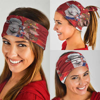 Personalized New Zealand Sheep Christmas Neck Gaiter Hipi Meri Kirihimete Silver Fern Xmas Tree - Polynesian Pride