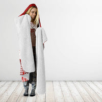 Tonga King Tupou I Day Hooded Blanket Tongan Ngatu Pattern With Crown LT14 - Polynesian Pride