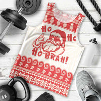 Red Mele Kalikimaka Hawaii Men Tank Top Funny Ho Ho Ho Santa Shaka - Polynesian Pride