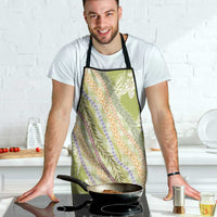 Green Palaka Hawaii Leis Apron Hawaiian-plaid Elegant Tropical Vibes - Polynesian Pride