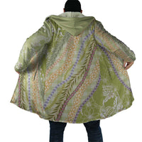 Green Palaka Hawaii Leis Cloak Hawaiian-plaid Elegant Tropical Vibes - Polynesian Pride