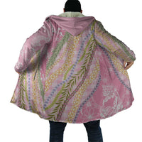 Pink Palaka Hawaii Leis Cloak Hawaiian-plaid Elegant Tropical Vibes - Polynesian Pride