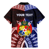 Personalised Tupou College And Kolisi Tonga Atele Family Matching Mermaid Dress and Hawaiian Shirt Tongan Ngatu Pattern LT14 - Polynesian Pride