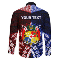 Personalised Tupou College And Kolisi Tonga Atele Family Matching Short Sleeve Bodycon Dress and Hawaiian Shirt Tongan Ngatu Pattern LT14 - Polynesian Pride
