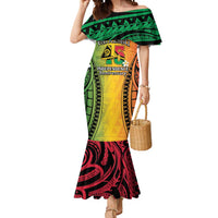 Vanuatu Independence Day Mermaid Dress Long God Yumi Stanap Happy 45th Anniversary LT14