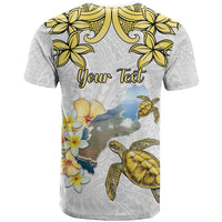 Personalised Aloha Hawaii Niihau Island T Shirt Forbidden Isle Map Shell Lei