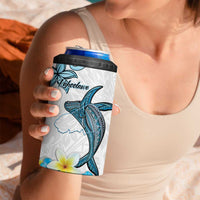 Personalised Aloha Hawaii Kahoolawe Island 4 in 1 Can Cooler Tumbler Target Isle Map With Humpback Whale LT14 - Polynesian Pride