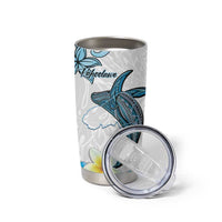 Personalised Aloha Hawaii Kahoolawe Island Tumbler Cup Target Isle Map With Humpback Whale LT14 - Polynesian Pride