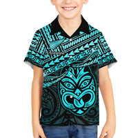 Personalised Matariki New Zealand Hawaiian Shirt Maori New Year Tiki Turquoise Version LT14 - Polynesian Pride