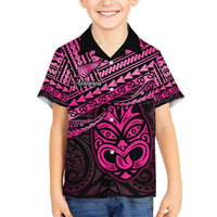 Matariki New Zealand Hawaiian Shirt Maori New Year Tiki Pink Version LT14 - Polynesian Pride