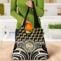 Aotearoa Waikato Tainui Grocery Bag Maori Iwi Poutama Puhoro Tattoo LT14 - Polynesian Pride
