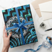 Aotearoa Ngati Kahungunu Wrapping Paper Maori Iwi Poutama Puhoro Tattoo LT14 - Polynesian Pride