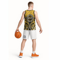 Aotearoa Ngati Whatua Personalised Basketball Jersey Maori Iwi Poutama Puhoro Tattoo LT14 - Polynesian Pride