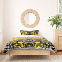 Aotearoa Ngati Whatua Bedding Set Maori Iwi Poutama Puhoro Tattoo LT14 - Polynesian Pride