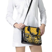 Aotearoa Ngati Whatua Shoulder Handbag Maori Iwi Poutama Puhoro Tattoo LT14 - Polynesian Pride