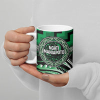 Aotearoa Ngati Maniapoto Personalised Ceramic Mug Maori Iwi Poutama Puhoro Tattoo LT14 - Polynesian Pride