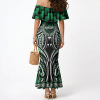 Aotearoa Ngati Maniapoto Personalised Mermaid Dress Maori Iwi Poutama Puhoro Tattoo LT14 - Polynesian Pride