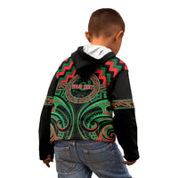 Aotearoa Ngai Tuhoe Personalised Kid Hoodie Maori Iwi Poutama Puhoro Tattoo LT14 - Polynesian Pride