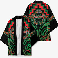 Aotearoa Ngai Tuhoe Personalised Kimono Maori Iwi Poutama Puhoro Tattoo LT14 - Polynesian Pride